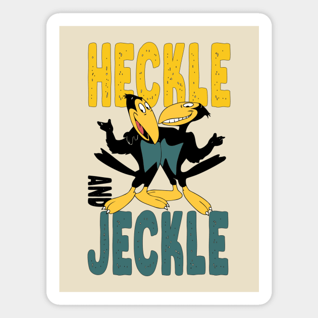 Heckle and Jeckle - Old Cartoon Magnet by kareemik